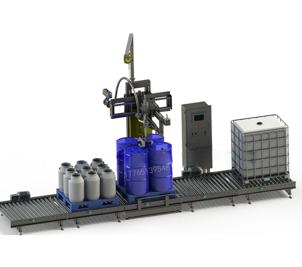 1000KG-IBC噸桶各類油墨緊湊型裝桶機(jī)