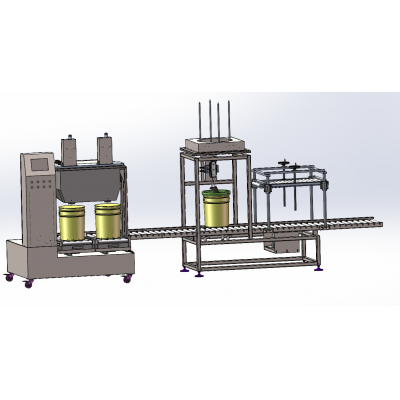 Double-headed coating Filling Machine