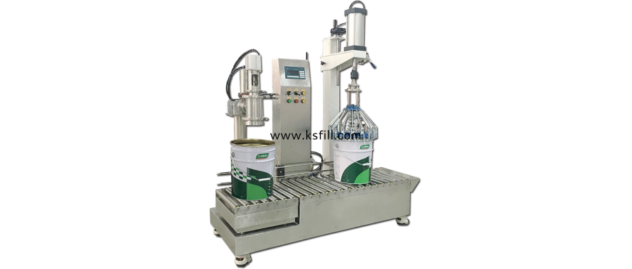 膠水自動(dòng)灌裝機(jī) 18升膠水灌裝機(jī)