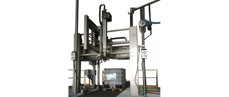 1200升IBC噸桶清漆上蓋分蓋灌裝機(jī)